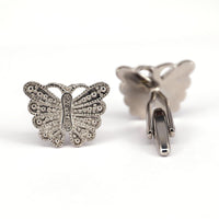 MarZthomson Butterfly Cufflinks in Blue M-Cufflinks.com.sg