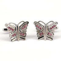 MarZthomson Butterfly Cufflinks in Blue M-Cufflinks.com.sg