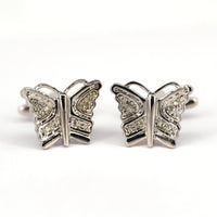 MarZthomson Butterfly Cufflinks in Blue M-Cufflinks.com.sg