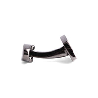MarZthomson Carbon Fiber Cufflinks in Gunmetal F-Cufflinks.com.sg