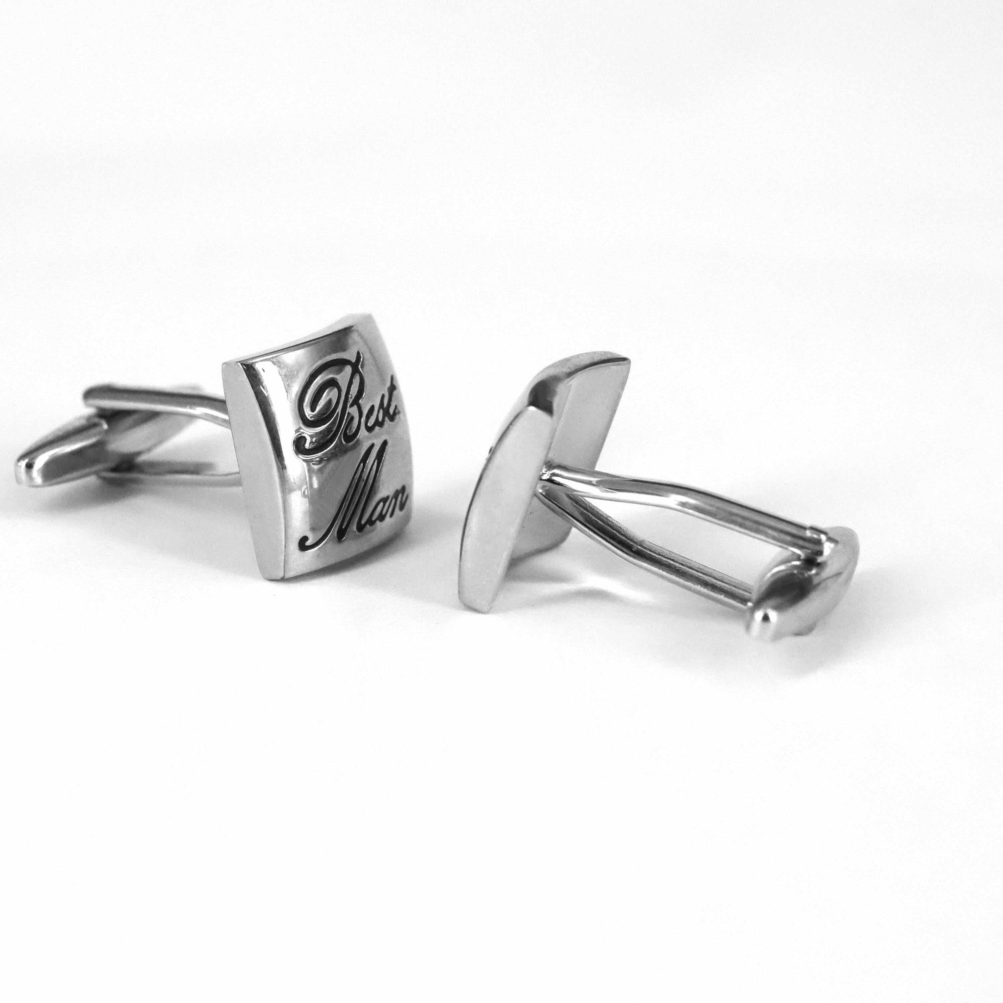MarZthomson Character "Best Man" Cufflinks-Cufflinks.com.sg