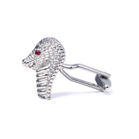 MarZthomson Cobra Cufflinks with Red Crystals M-Cufflinks.com.sg