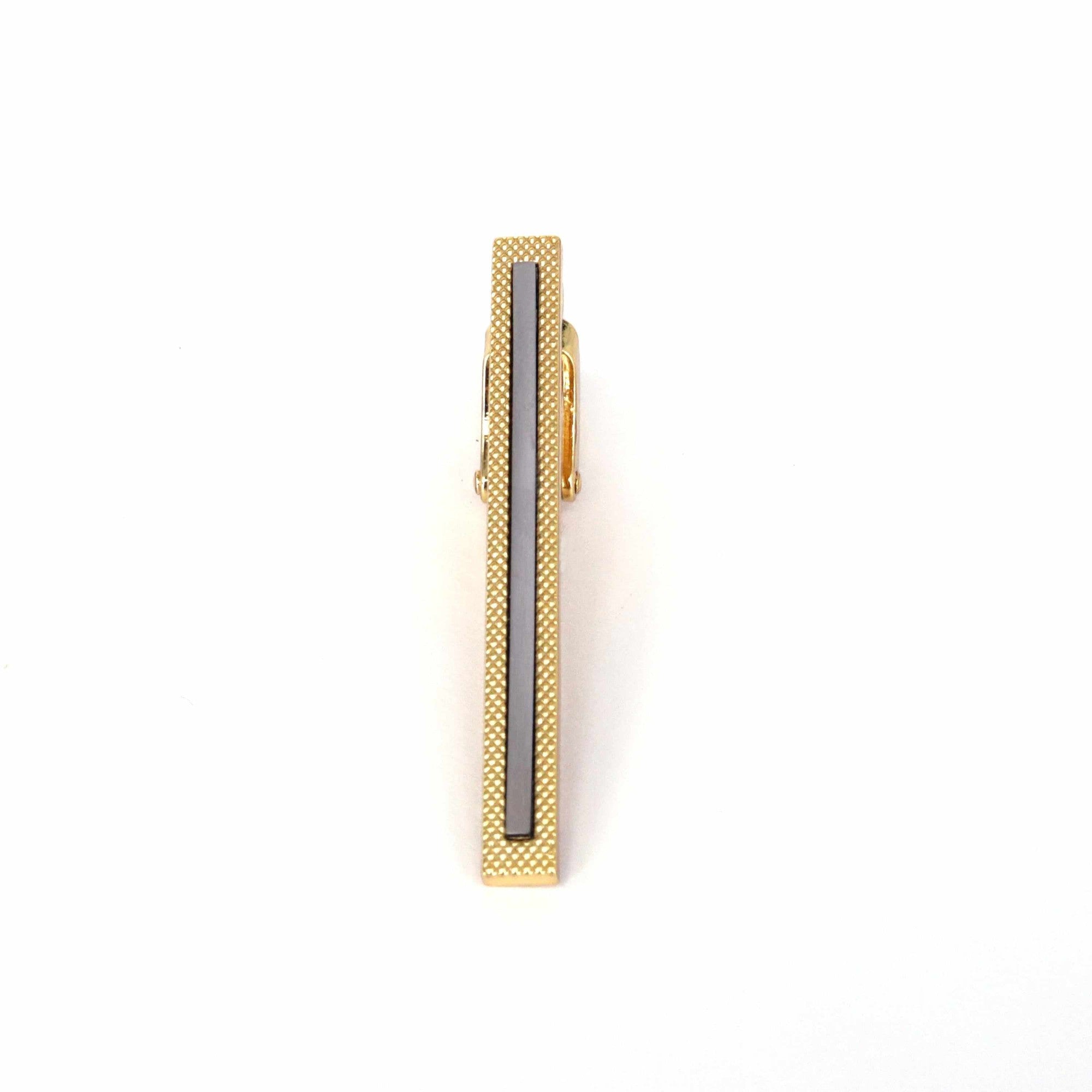 Marzthomson Embossed Tie Bar 5cm-Tie Clip-MarZthomson-Cufflinks.com.sg