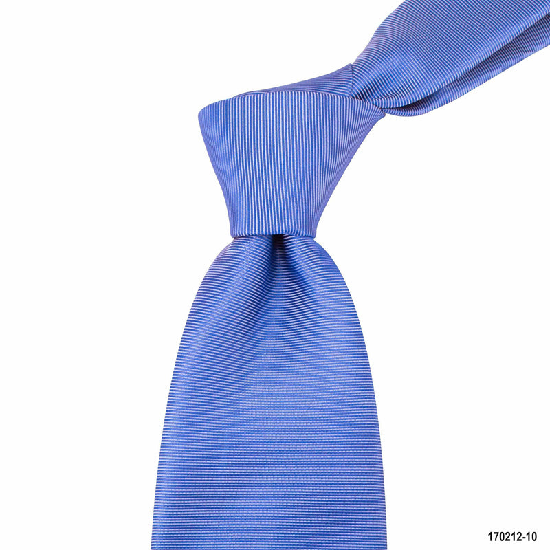 Orobianco L'unique 8cm Blue Marguerite Ribbed Tie J-Cufflinks.com.sg | Neckties.com.sg