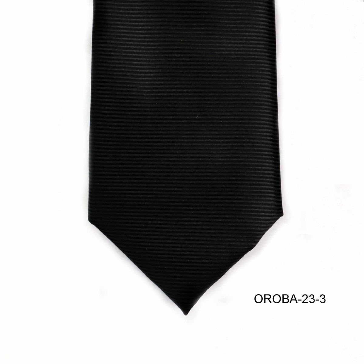 Orobianco L'unique Heavy Twille Black-Neckties-Orobianco L'unique-Cufflinks.com.sg