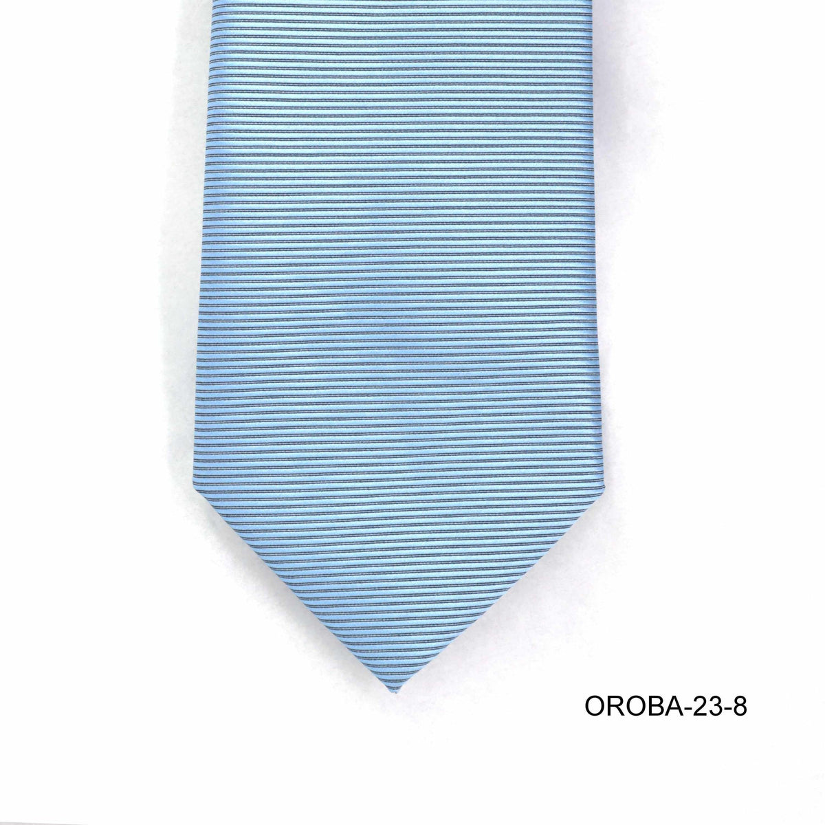 Orobianco L'unique OroTie Heavy Twill Light Blue-Neckties-Orobianco L'unique-Cufflinks.com.sg