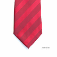 Orobianco L'unique Red Satin with Twill-Neckties-Orobianco L'unique-Cufflinks.com.sg