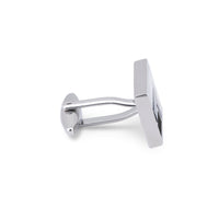 Rectangle Cufflinks with Mother of Pearl Details-Cufflinks.com.sg