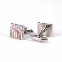 Rectangular Enamel Cufflinks-Cufflinks.com.sg