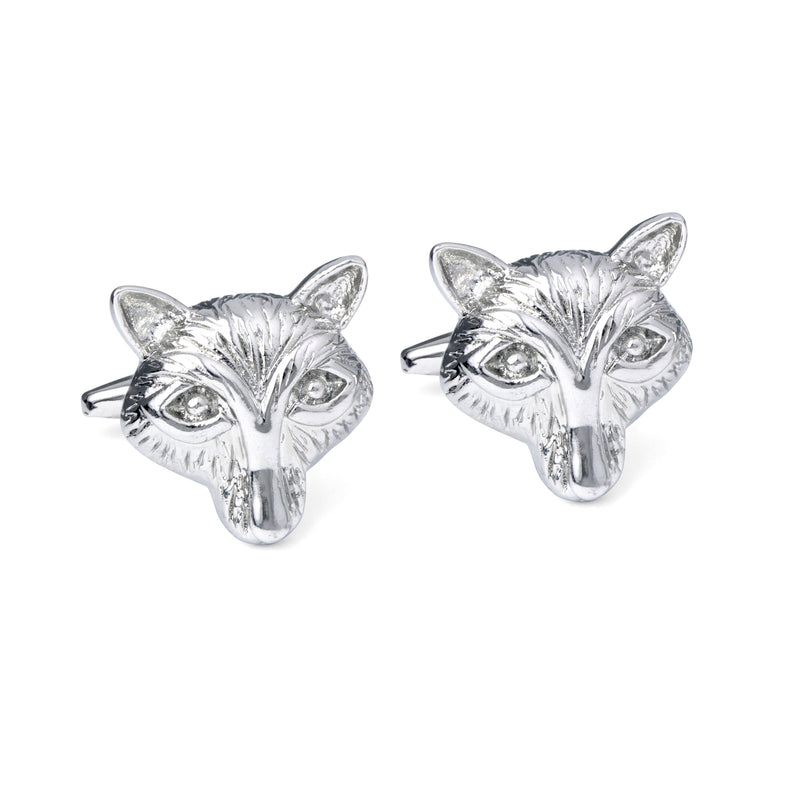 Silver Fox Cufflinks-Cufflinks.com.sg