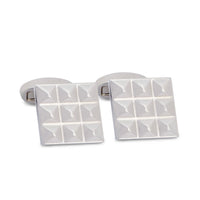 Silver Studs Cufflinks-Cufflinks.com.sg