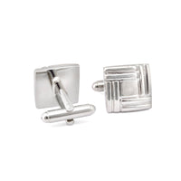 Simple Square Weaving Details Cufflinks-Cufflinks.com.sg