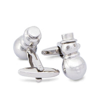 Snowman Cufflinks-Cufflinks.com.sg