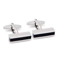 The Black Bar Cufflinks-Classic Cufflinks-MarZthomson-Cufflinks.com.sg