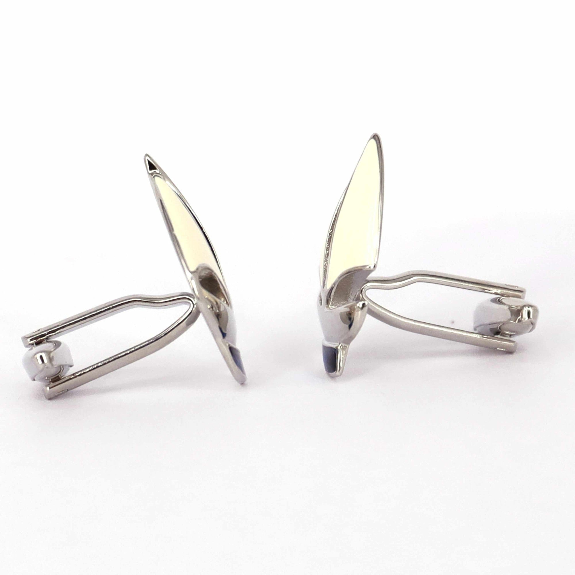 The Sail Boat Cufflinks-sport Cufflinks-MarZthomson-Cufflinks.com.sg