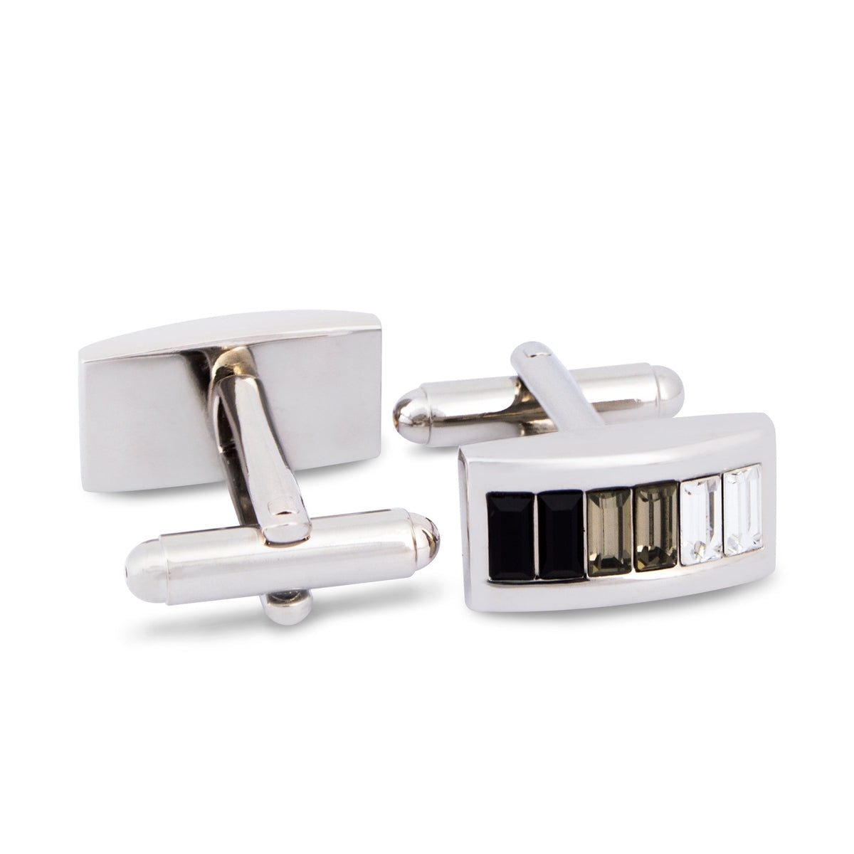 Vertical Gradient Crystal Cufflinks-Cufflinks.com.sg