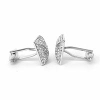X-Crystal Square Cufflinks-Crystal Cufflinks-MarZthomson-Cufflinks.com.sg