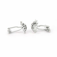 Silver Beetle Cufflink-Cufflinks.com.sg